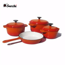 Cast iron Enamel cookware set